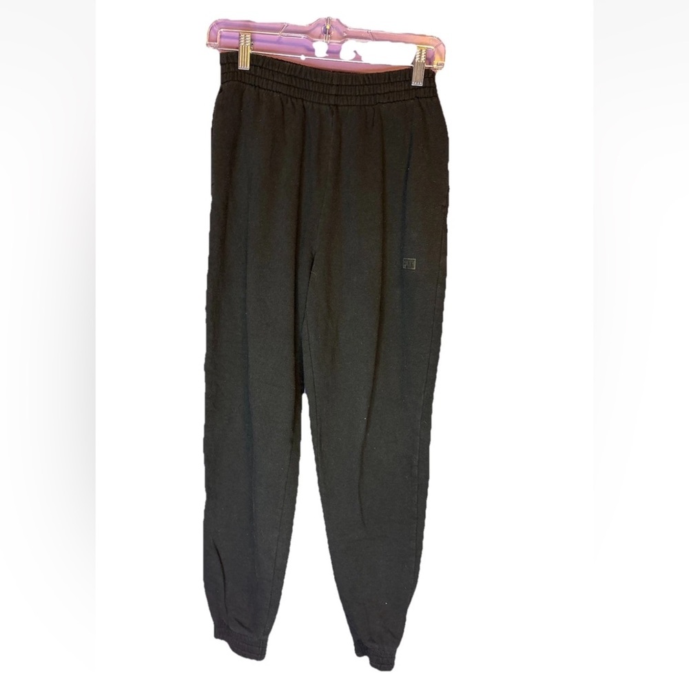 Pink Victoria Secret Black Sweatpants Size Small
